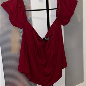 Off the shoulder top